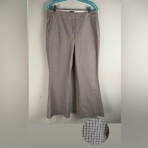 NWT J. Crew Kelsey Kickout Flare Crop Pant Navy Blue & Gold Preppy Classic 12